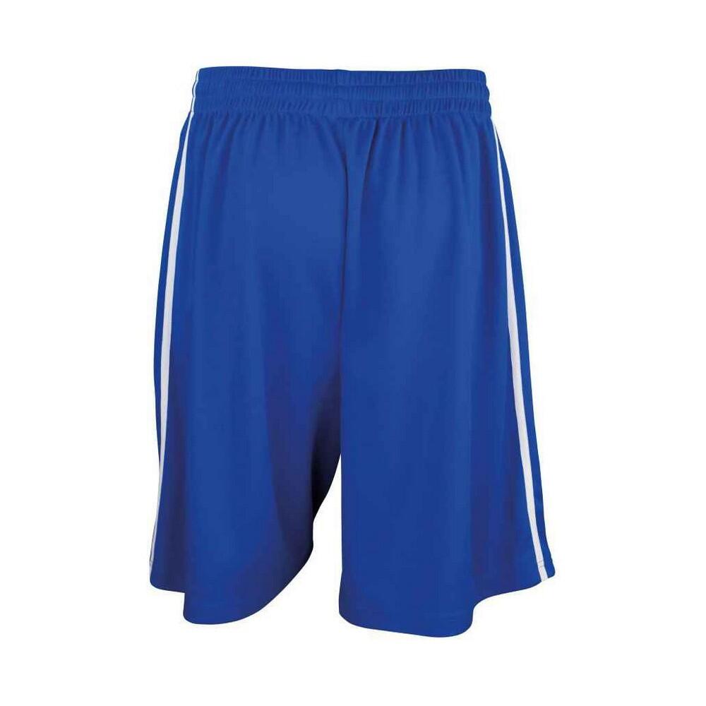 Short De Basket Homme (Bleu Roi / Blanc) 2/2