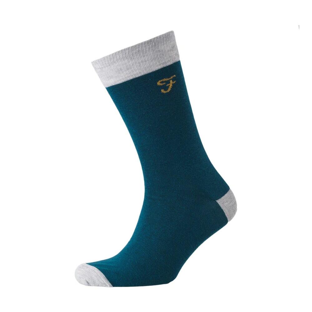Mens Darby Socks (Pack of 3) (Black/Bottle Green/Light Grey) 2/4
