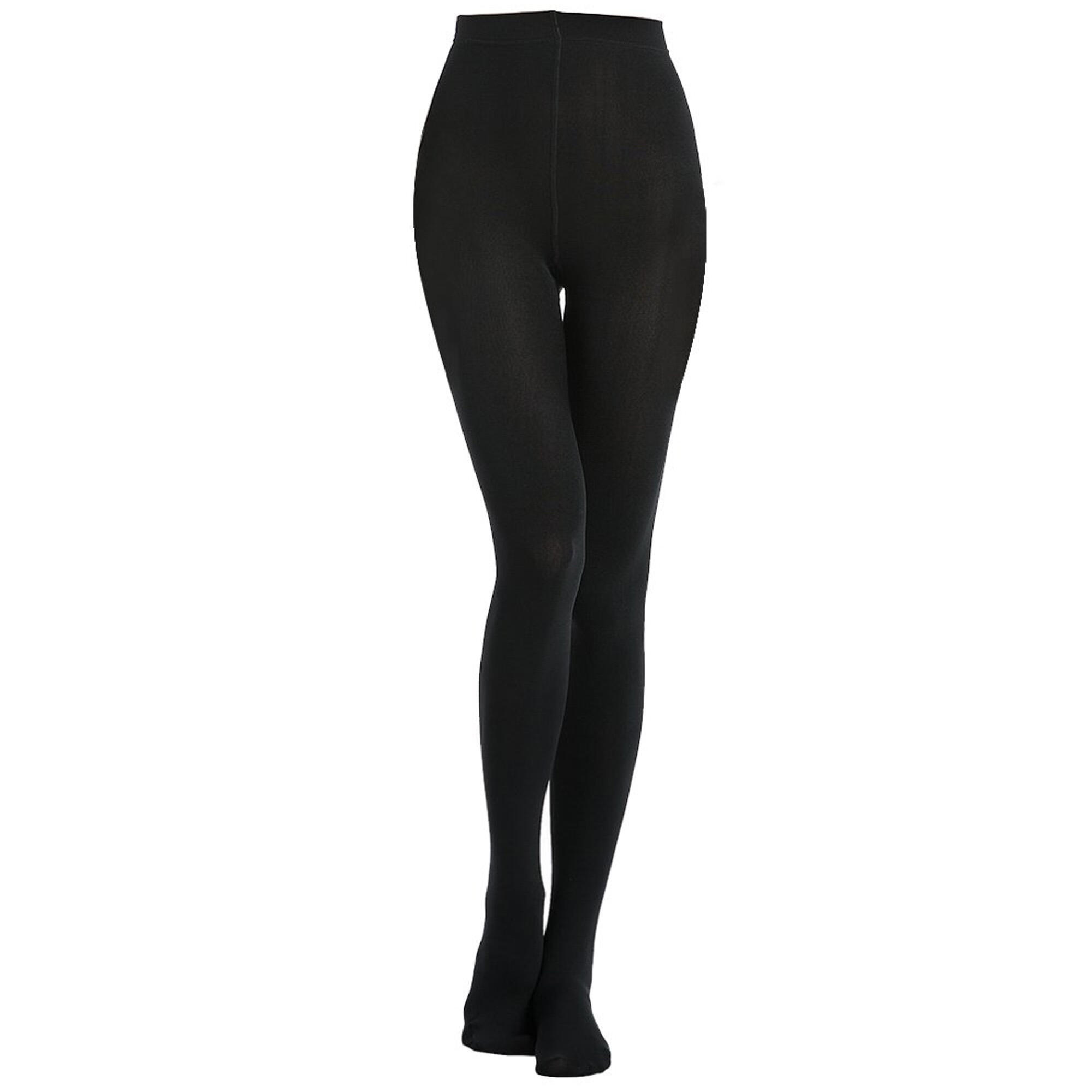Collant Senza Piede 200 Denari (1 Paio) Bambine Silky Nero 3/4