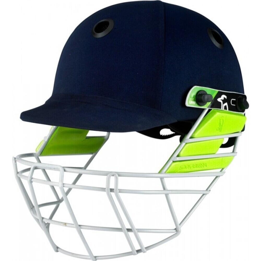 KOOKABURRA Mens Pro 600F Cricket Helmet (Blue/Green/Silver)