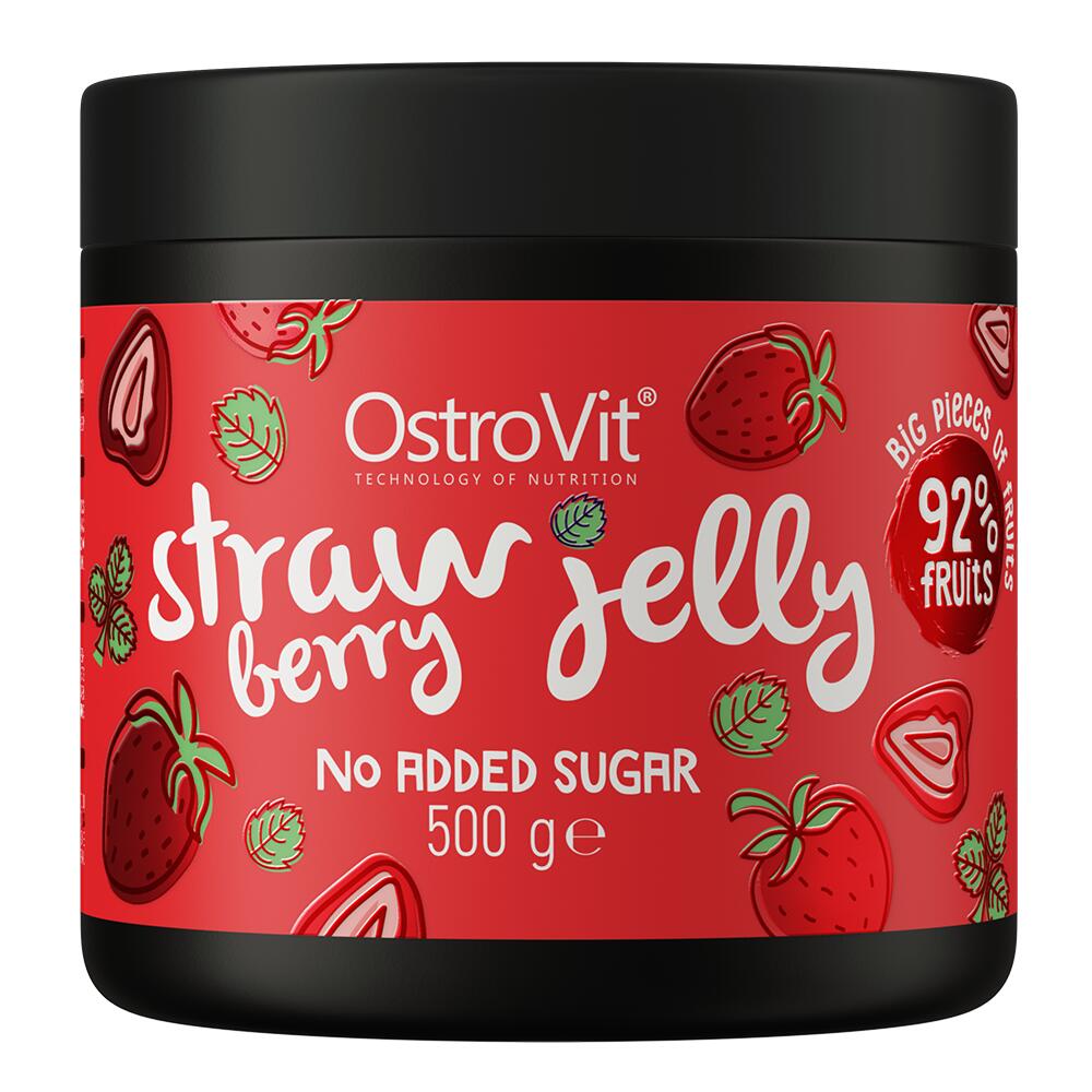 OstroVit Strawberry Jelly Owoce w żelu 500 g