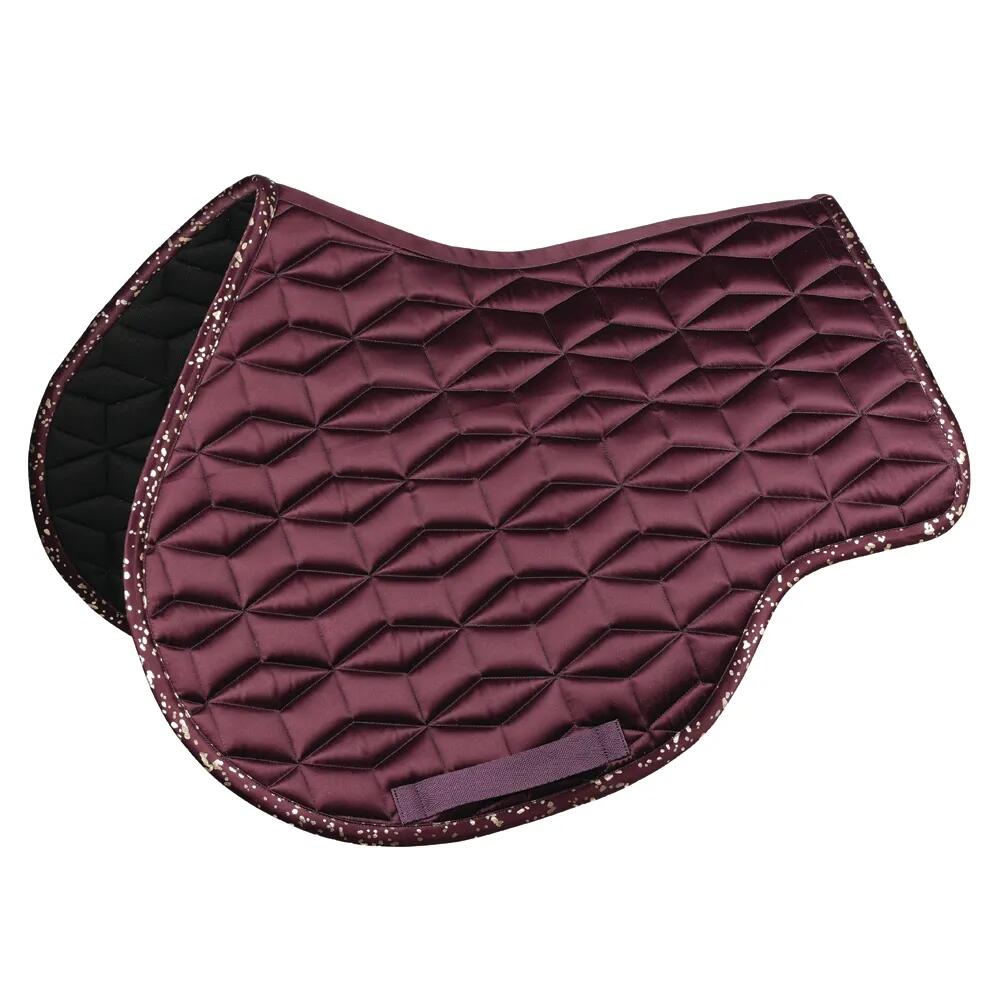 Enchanted Collection Horse Saddlepad (Plum/Rose Gold) 1/3