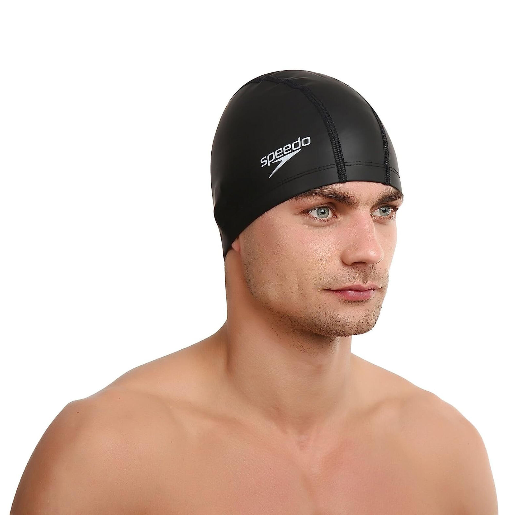 "Pace" Schwimmkappe für HerrenDamen Unisex Damen und Herren Schwarz 4/4