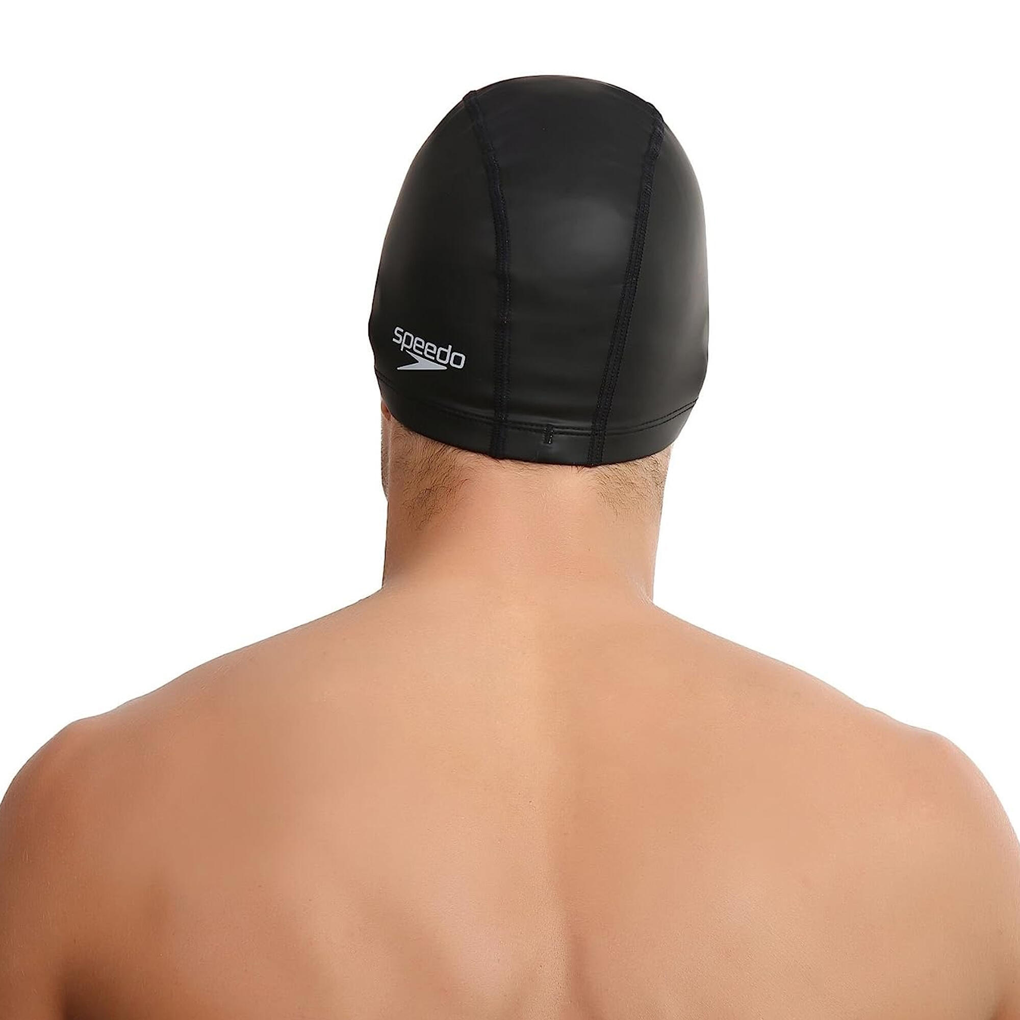 "Pace" Schwimmkappe für HerrenDamen Unisex Damen und Herren Schwarz 2/4