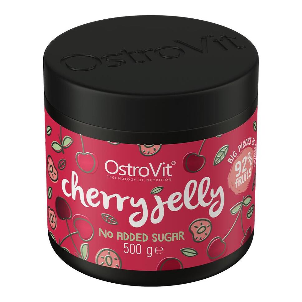 OstroVit Cherry Jelly Owoce w żelu 500 g