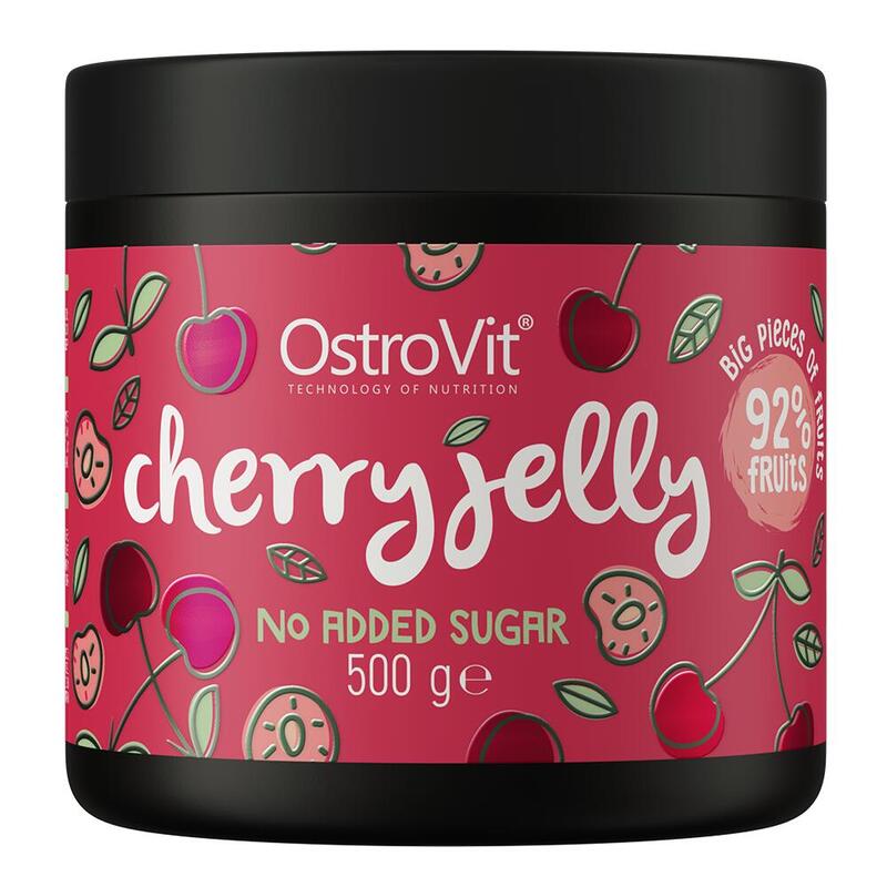 OstroVit Cherry Jelly Owoce w żelu 500 g