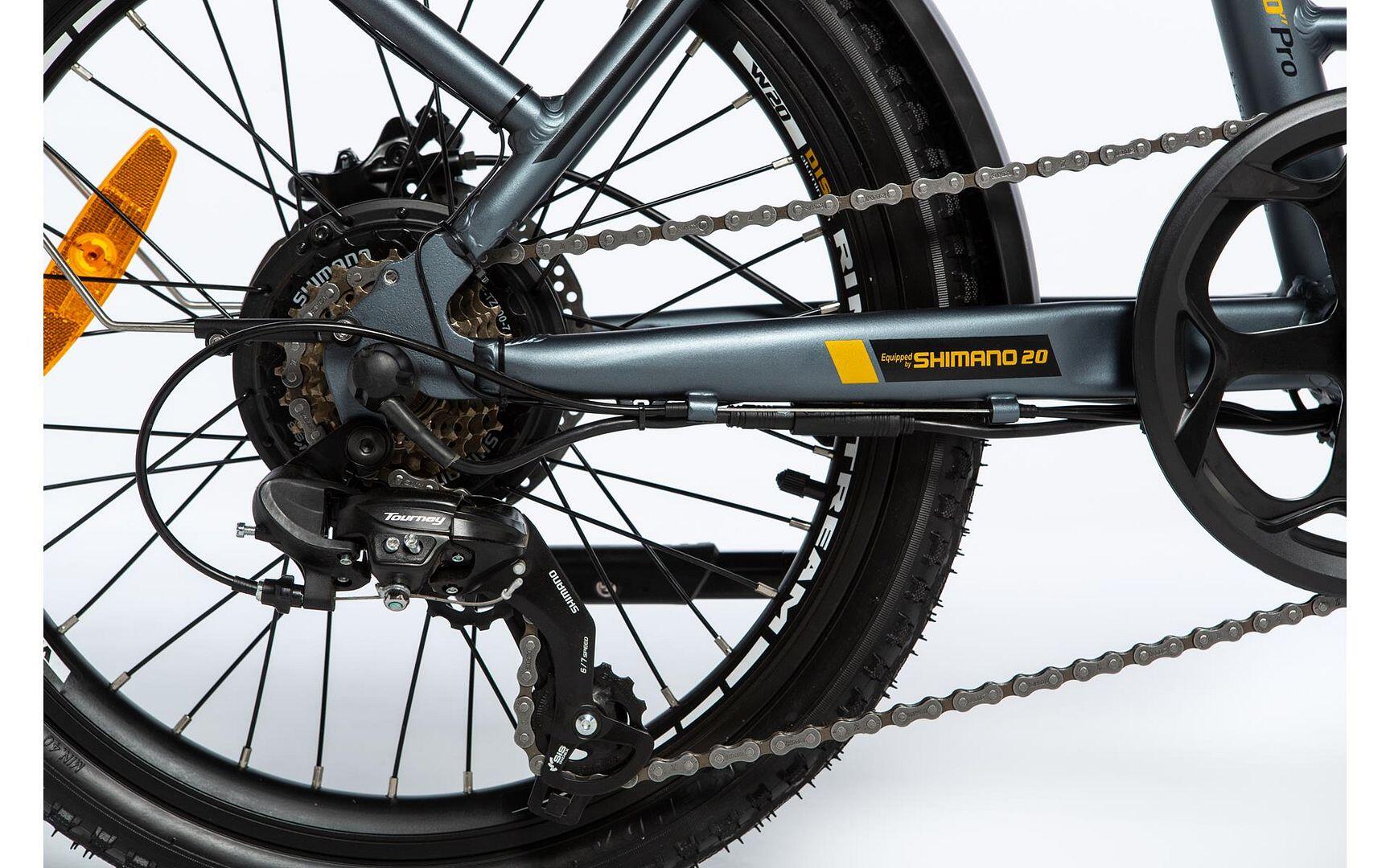 E.20PRO Bicicleta de ciudad semirrígida plegable - 20" 3/7