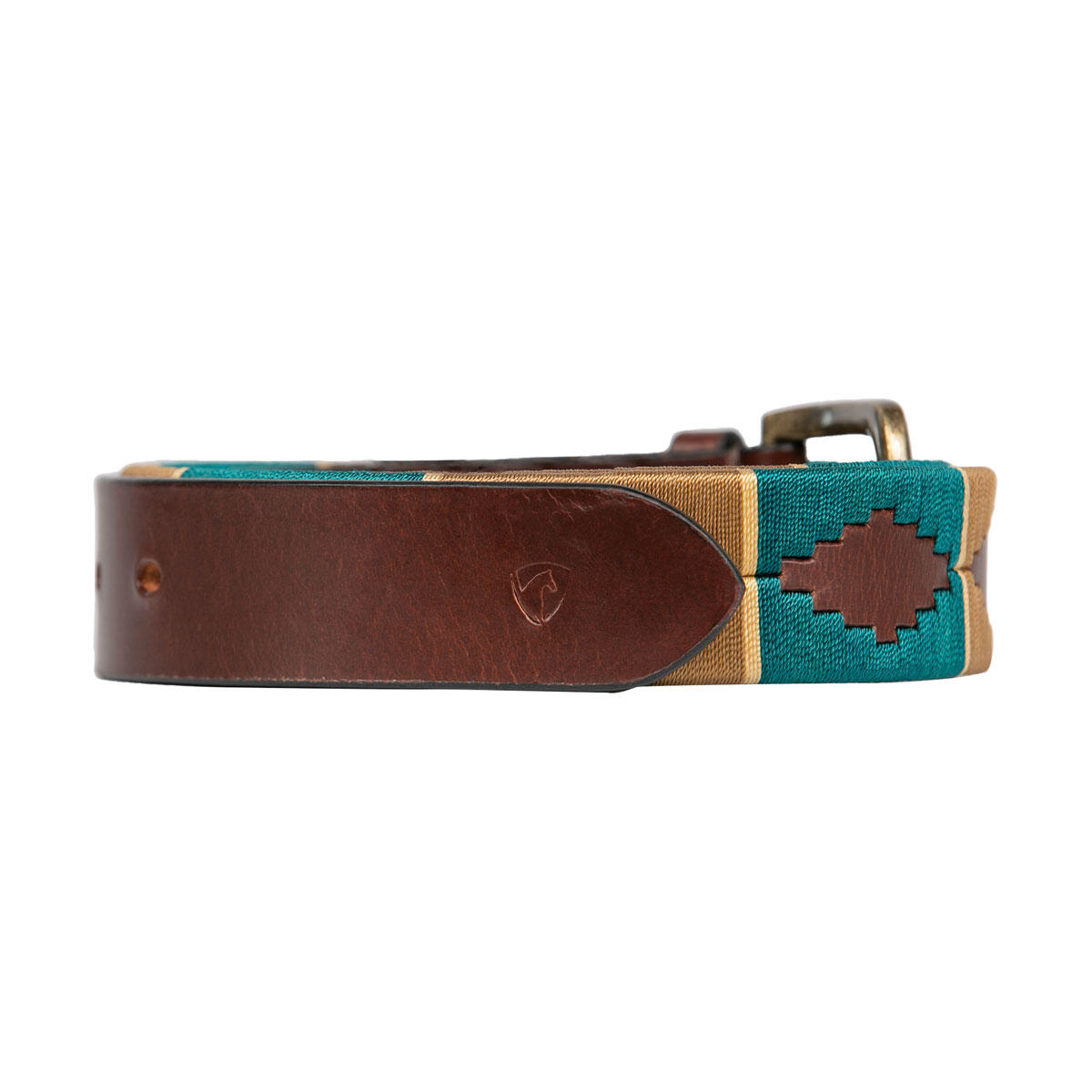 Ceinture Polo Femme (Bleu Sarcelle / Café / Beige) 2/2