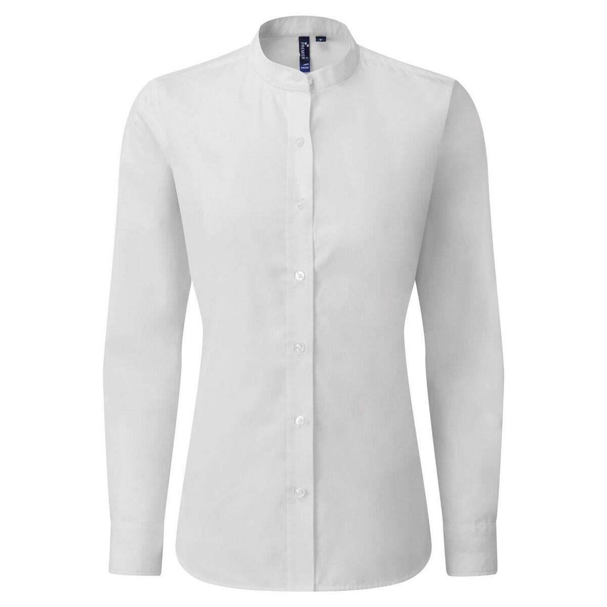 PREMIER Camisa Grandad para senhora/senhora Branco