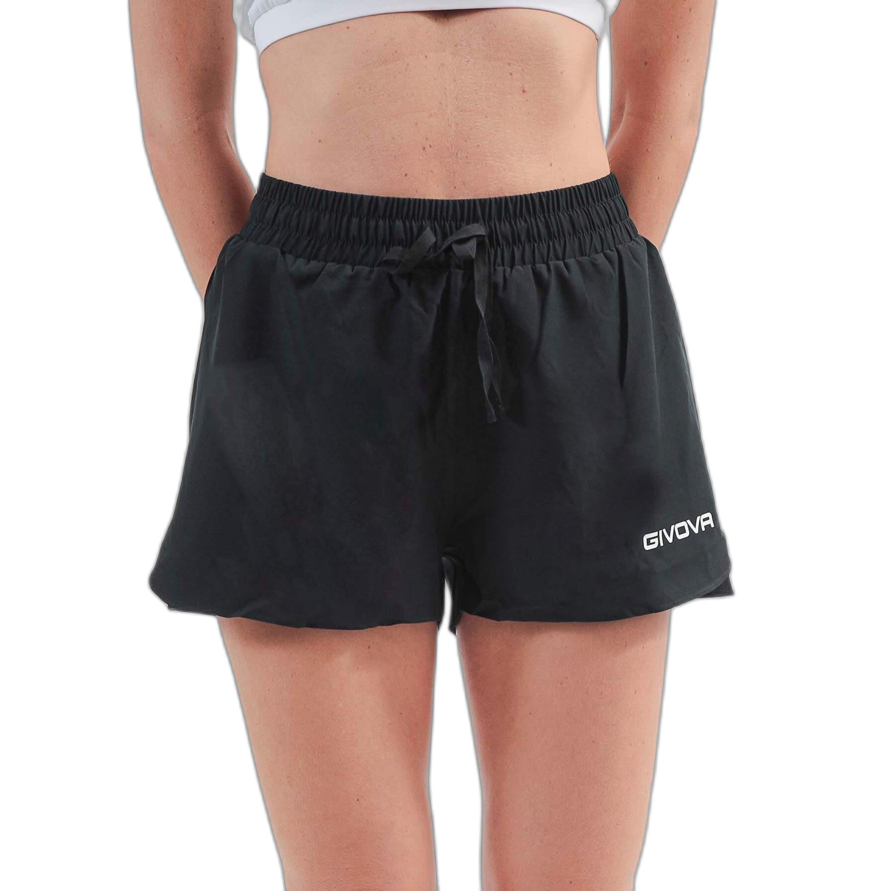 Givova - Short Femme Givova Ruota - Short - Noir - Decathlon