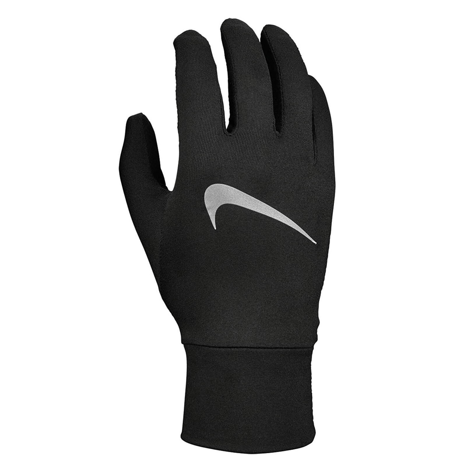 NIKE Womens/Ladies Accelerate Running Gloves (Black)