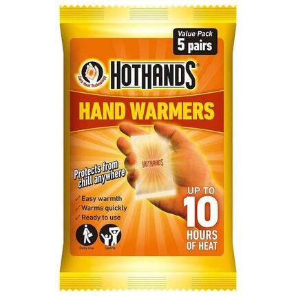 Handwärmer 5erPack Damen und Herren Weiß