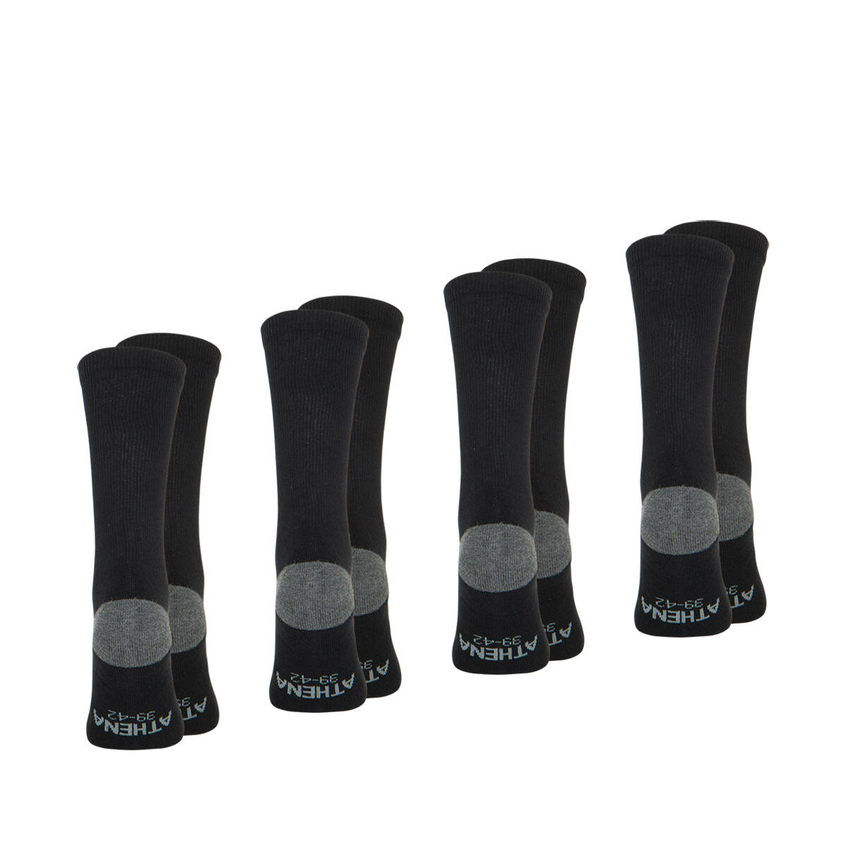 Lot de 4 paires de chaussettes mi-hautes homme Ecopack Sport 3/4