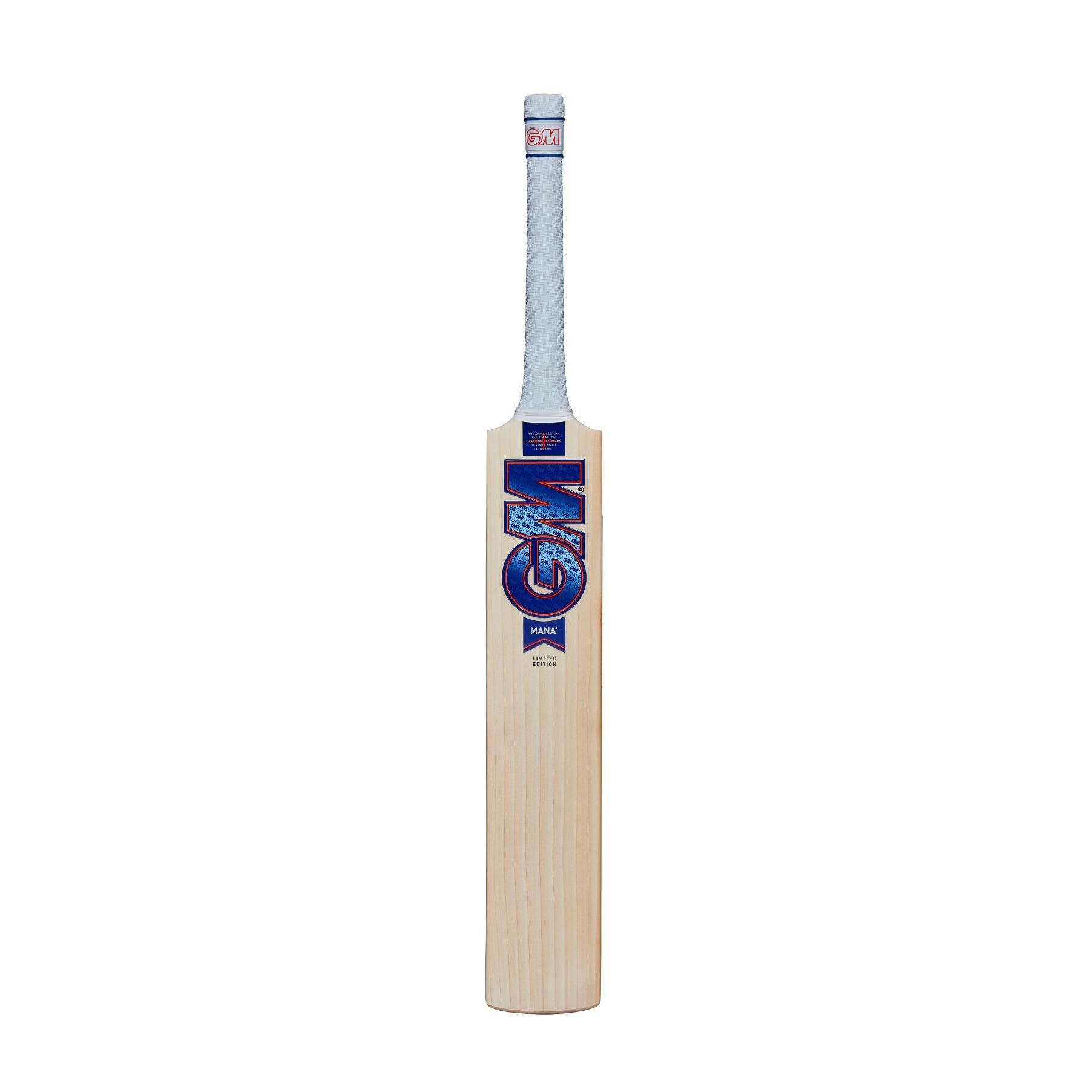 GUNN AND MOORE Mana Kashmir Willow Cricket Bat (Cool/Blue/White)