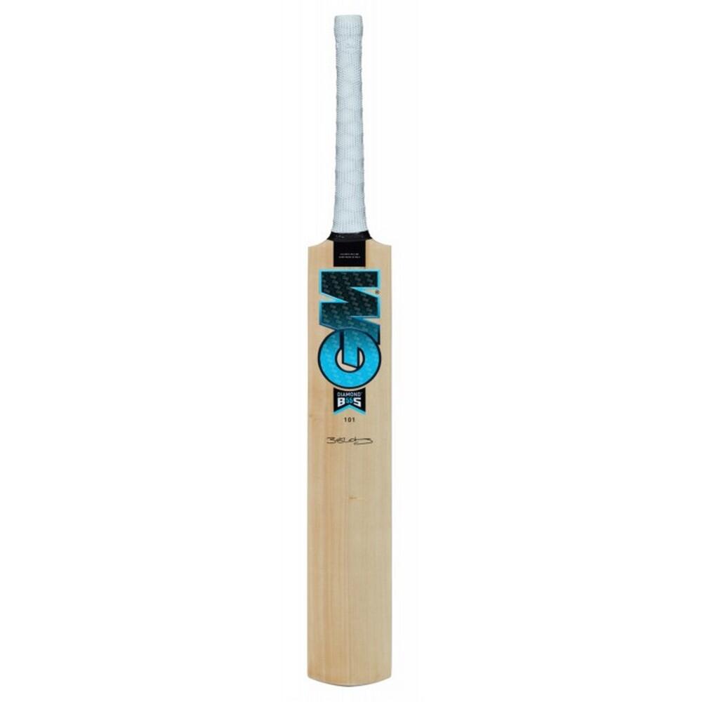 GUNN AND MOORE Diamond 101 Cricket Bat (Cream/Sky Blue/White)