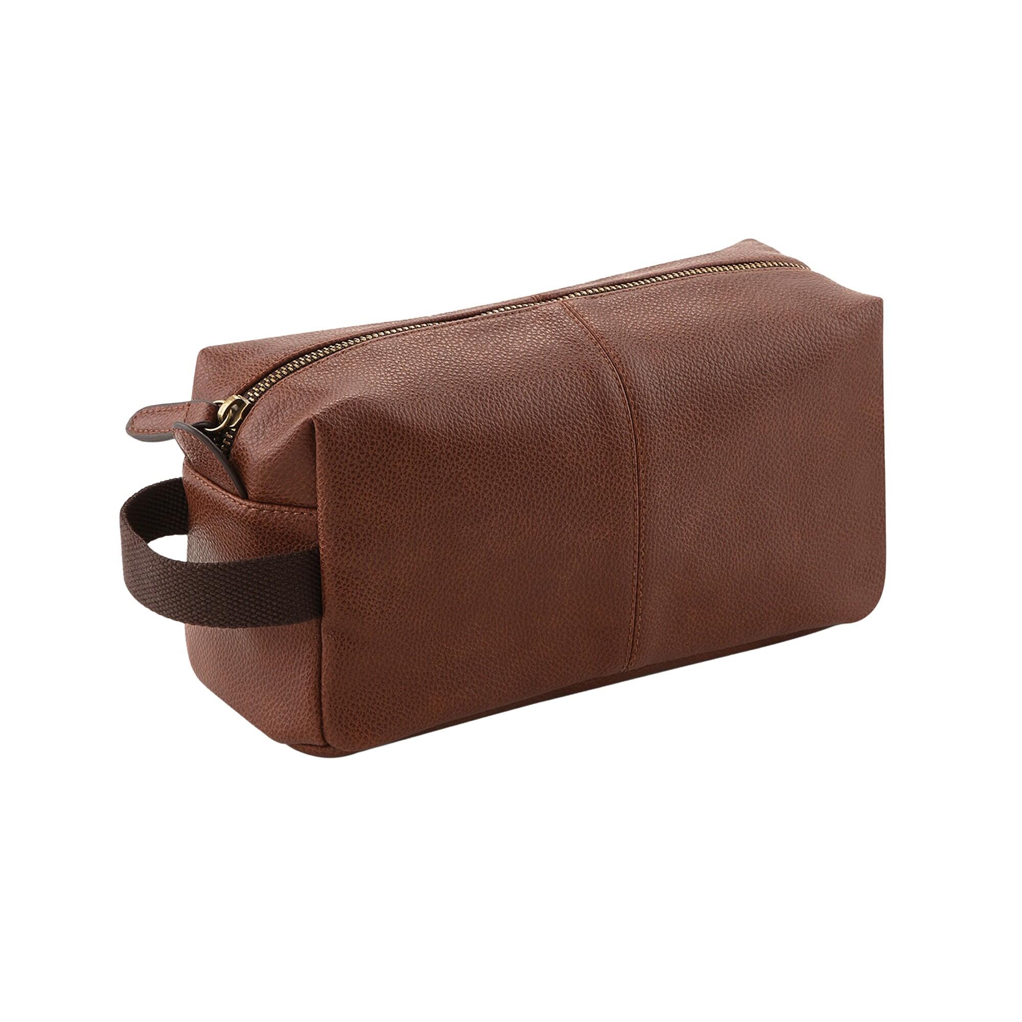 QUADRA Nuhide Wash Bag (Tan)