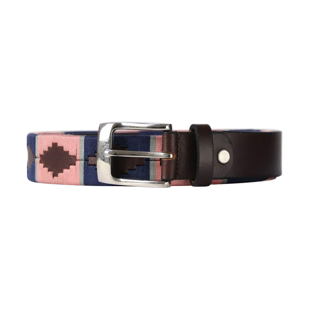 Unisex Adult Synergy Collection Leather Polo Belt (Navy/Rose) 2/2