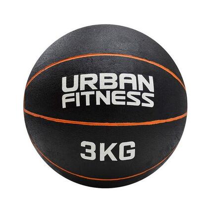 Medizinball Damen und Herren Orange 3 kg