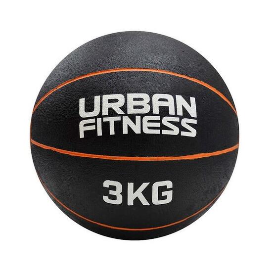 Medizinball Damen und Herren Orange 3 kg