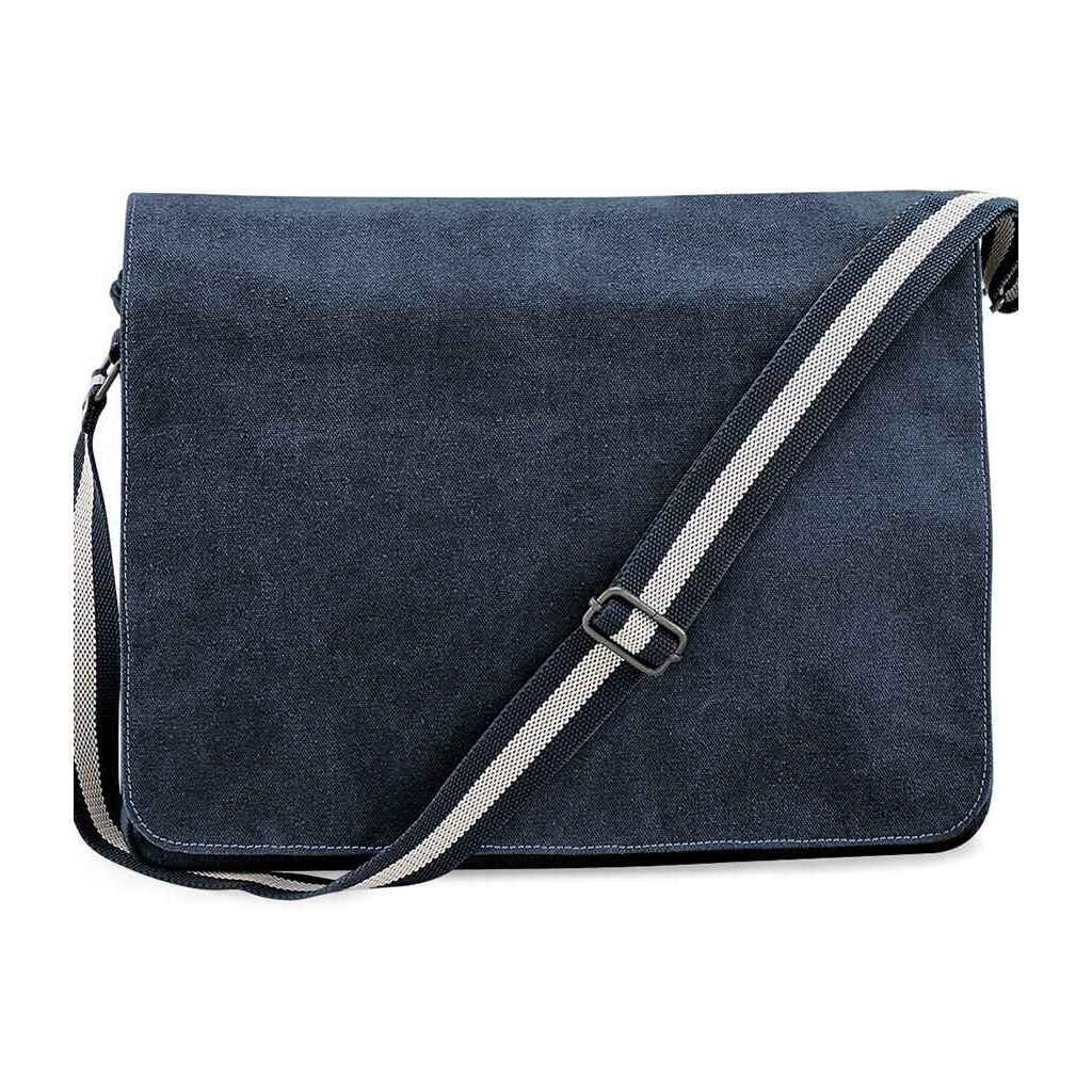 QUADRA Vintage Messenger Bag (Vintage Oxford Navy)