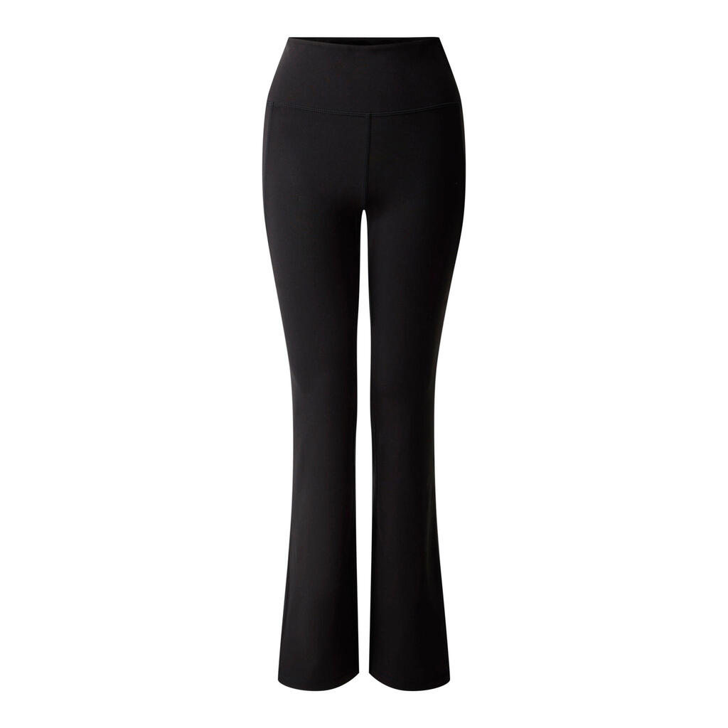 Womens/Ladies Refresh Flared Leggings (Black)