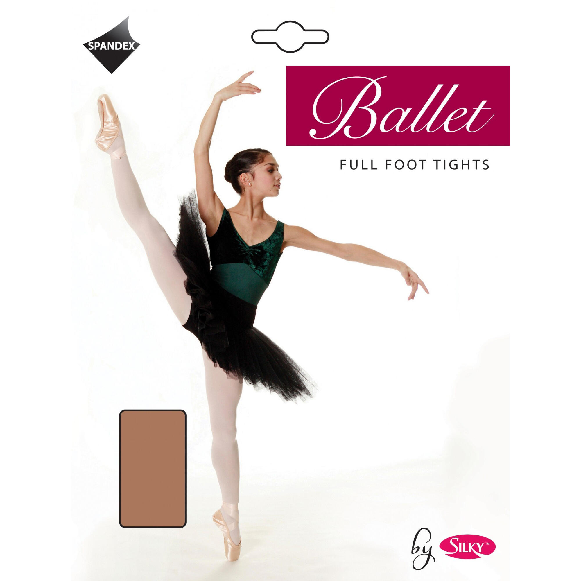 Collant Da Danza Bambina Silky Abbronzatura 2/3
