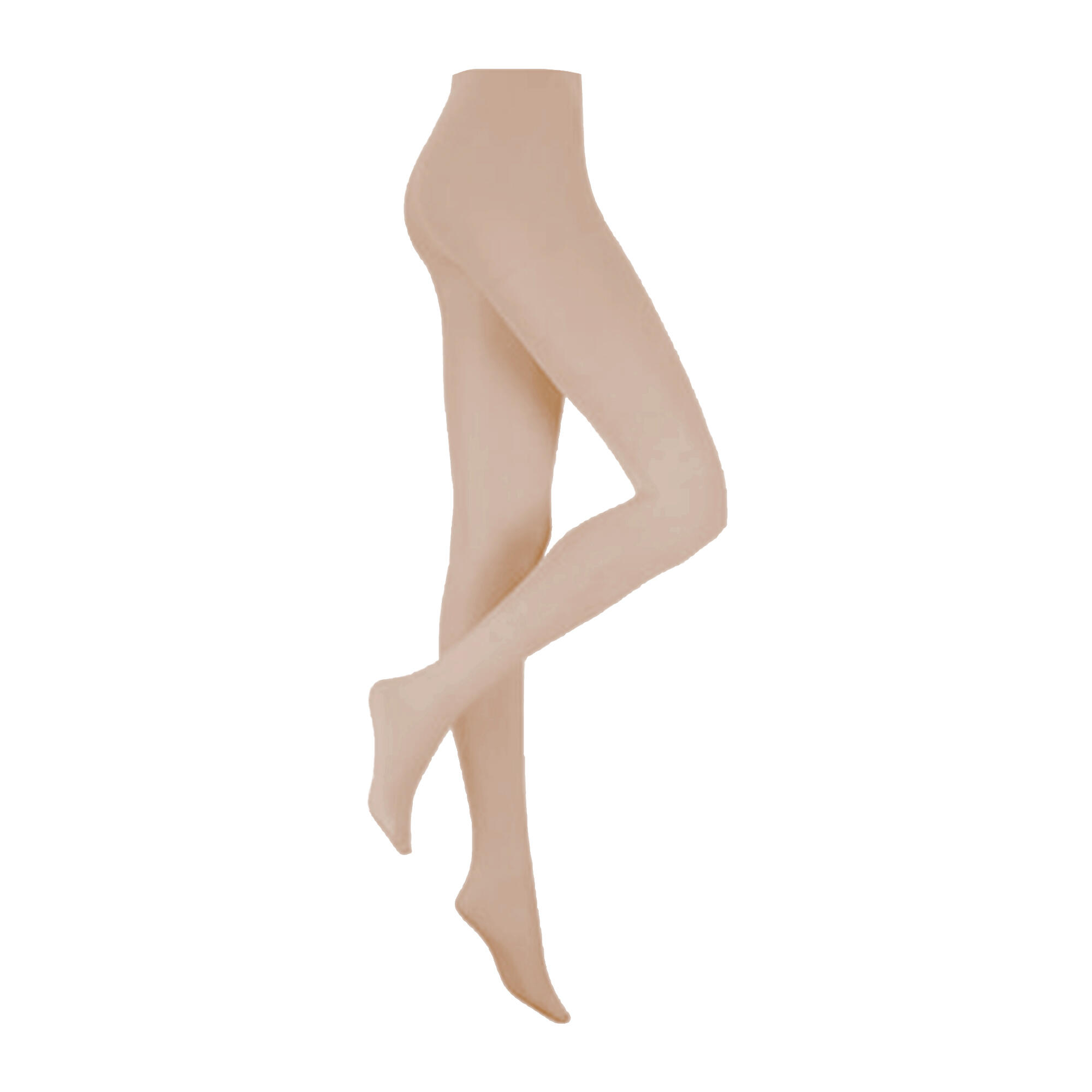 SILKY Girls Dance Ballet Tights Full Foot (1 Pair) (Tan)