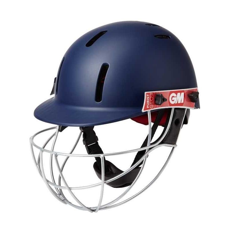 GUNN AND MOORE Unisex Adult Purist Geo II Cricket Helmet (Navy)