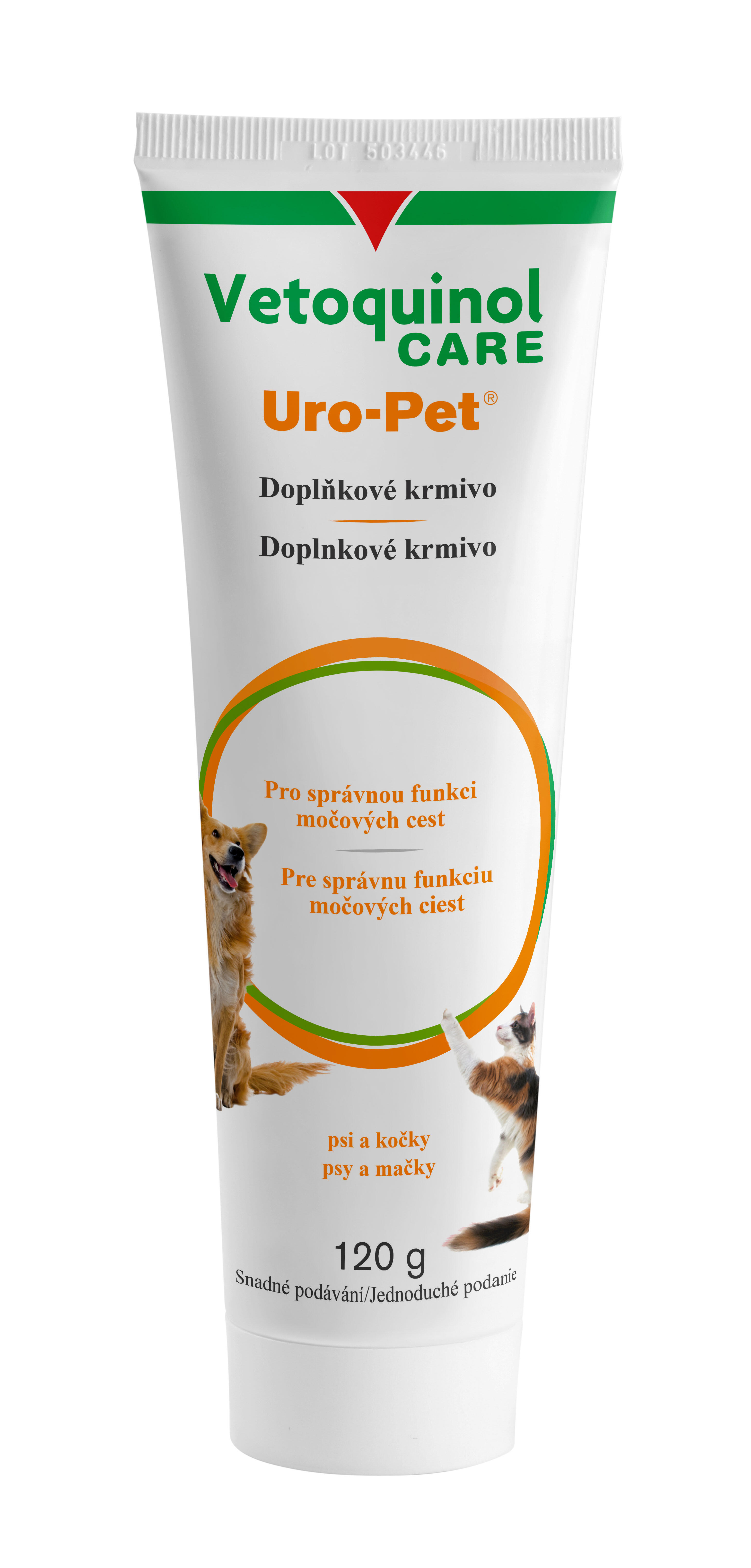 VETOQUINOL Doplněk stravy Uro-Pet gel pro psy 120g
