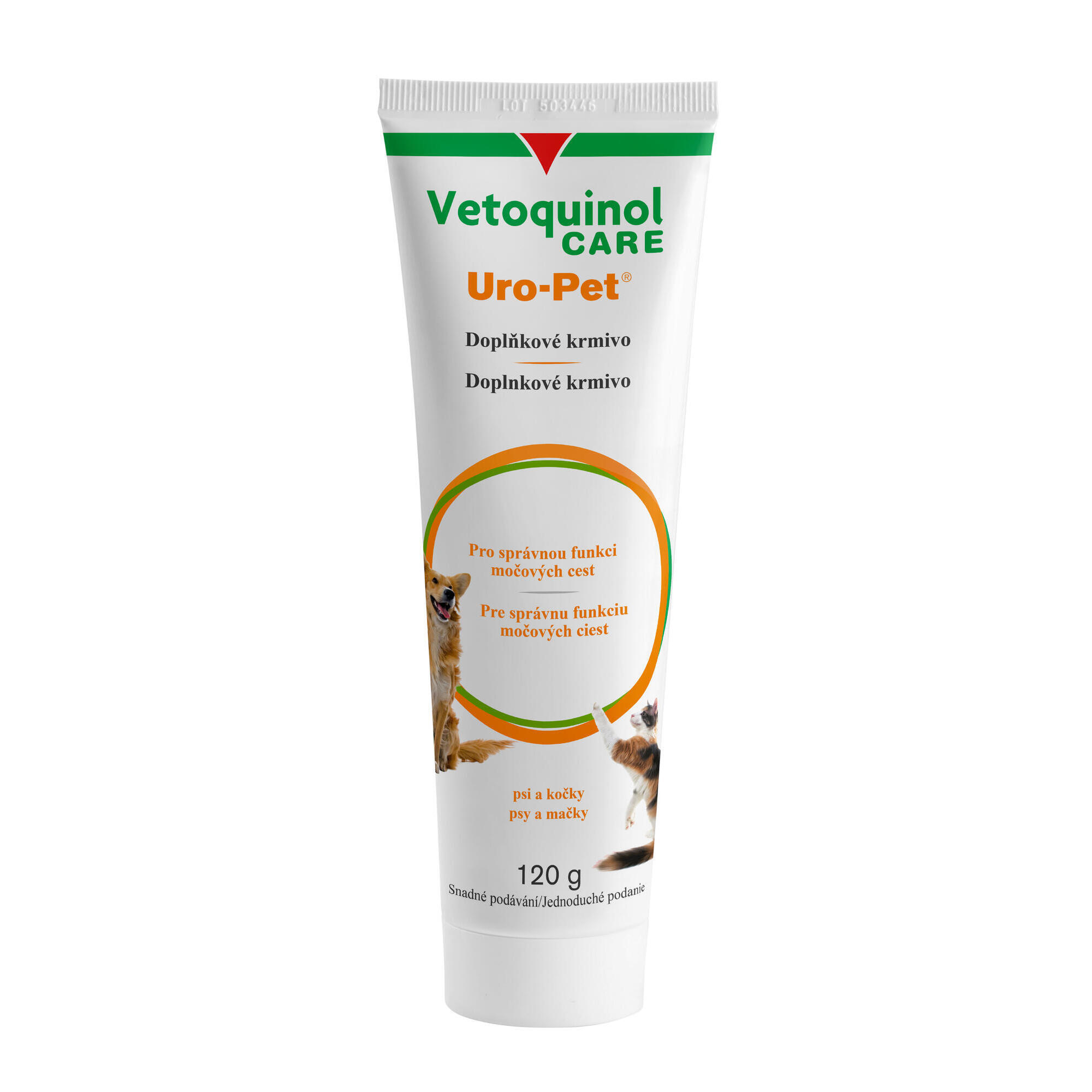 VETOQUINOL Doplněk stravy Uro-Pet gel pro psy 120g