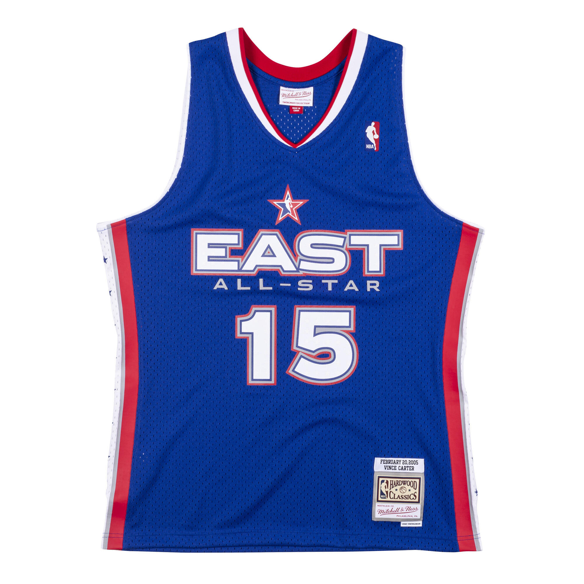 MITCHELL & NESS Canotta termica basket NBA All Star East Vince Carter