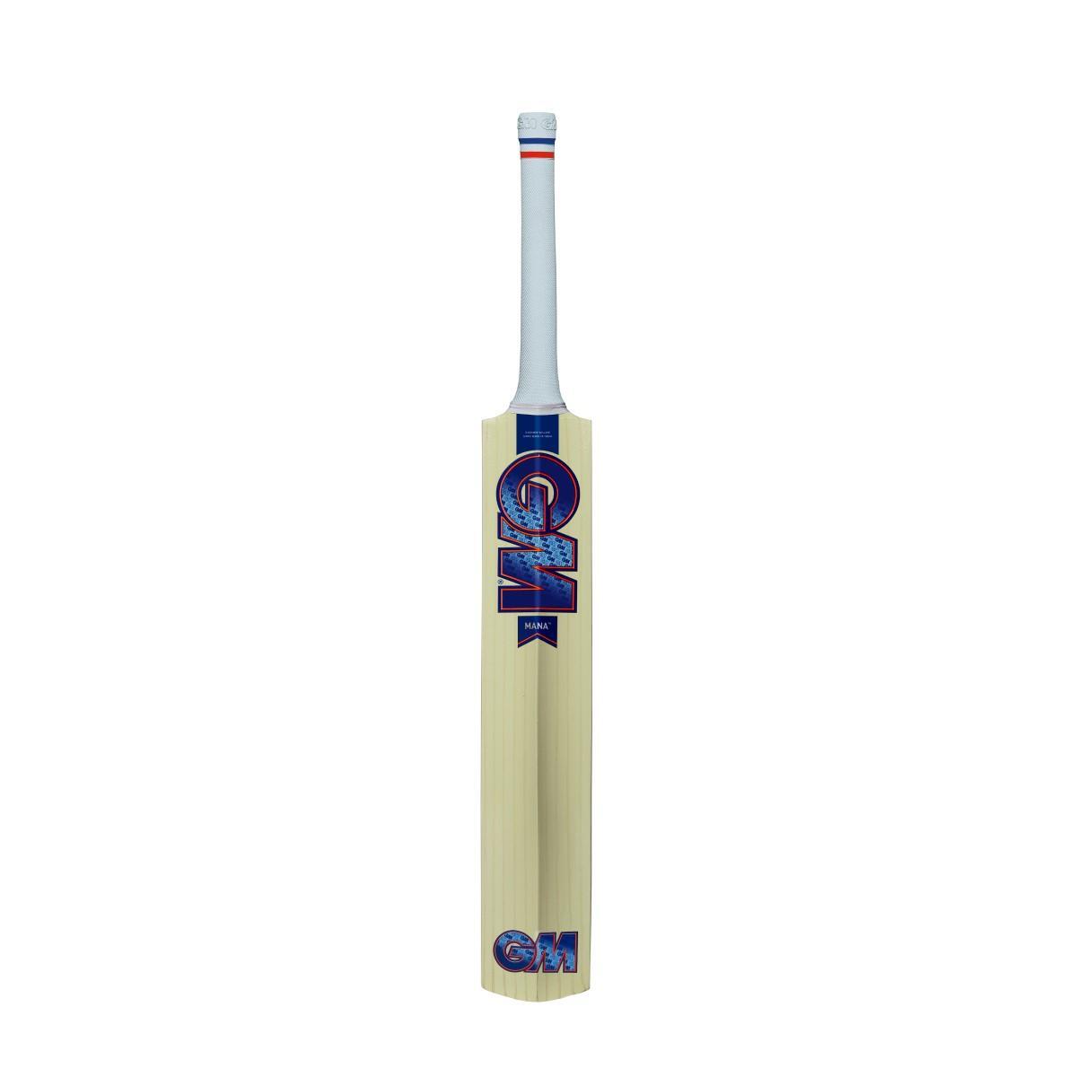 GUNN AND MOORE Mana 2024 Cricket Bat (Beige/White/Blue)