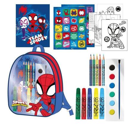 Sac à Dos pour Enfant à Dessiner Spidey Bleu