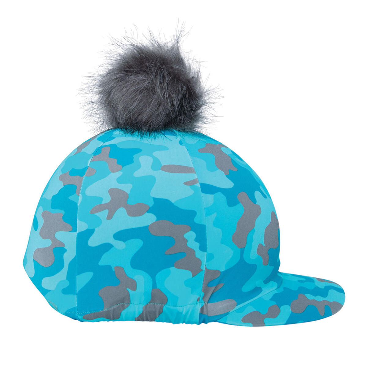 HY DynaForce Camouflage Hat Cover (Pacific Blue/Grey)