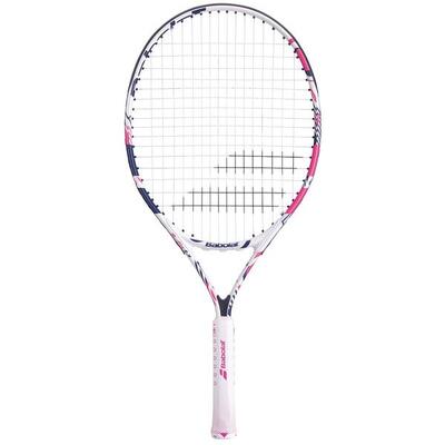 Babolat b fly 23 kinder tennisracket wit/roze/blauw