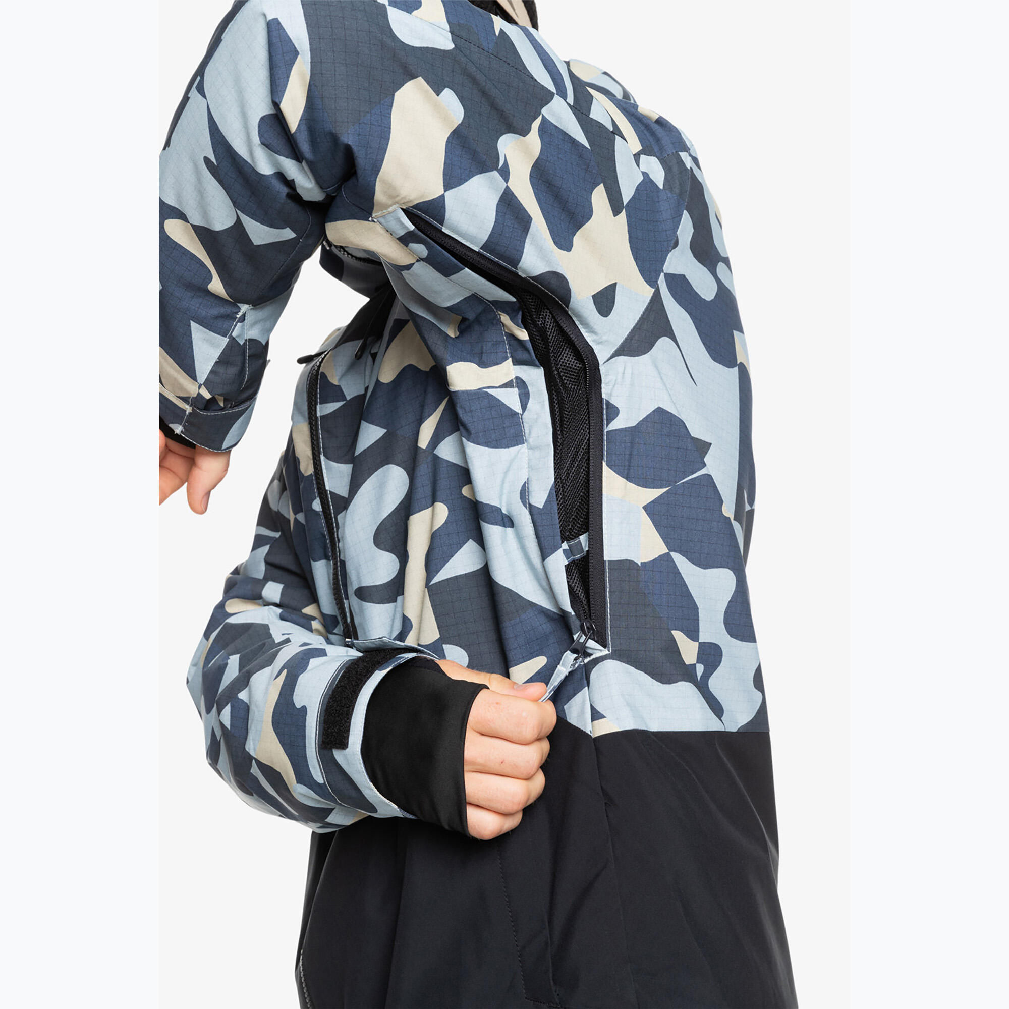 Veste de snowboard Quiksilver Mission Printed Block pour homme 5/5