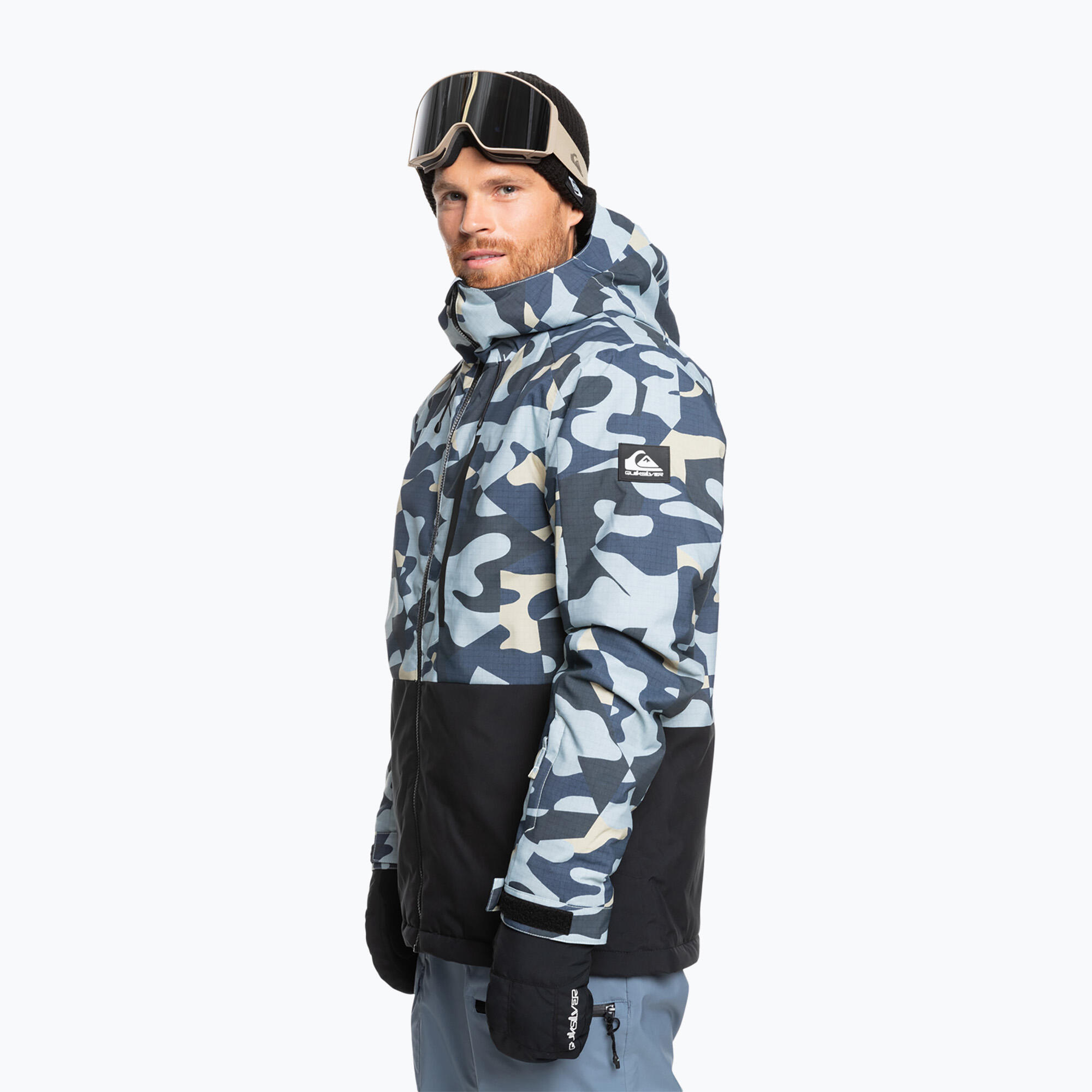 Veste de snowboard Quiksilver Mission Printed Block pour homme 3/5