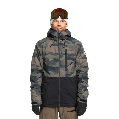Quiksilver mission bedrukte geblokte heren ski-jas