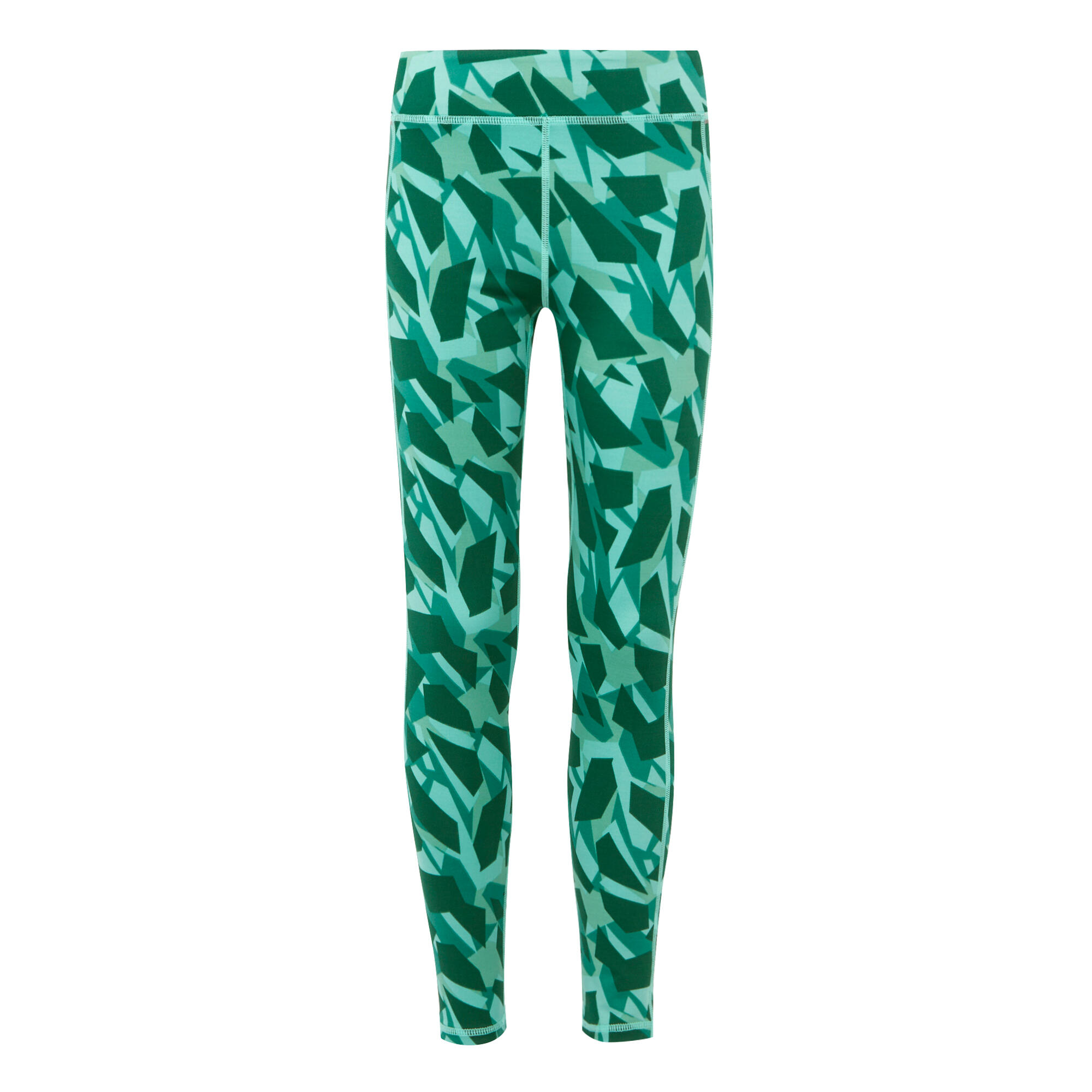 REGATTA Girls Barlia Abstract Camo Winter Leggings (Dusty Green)