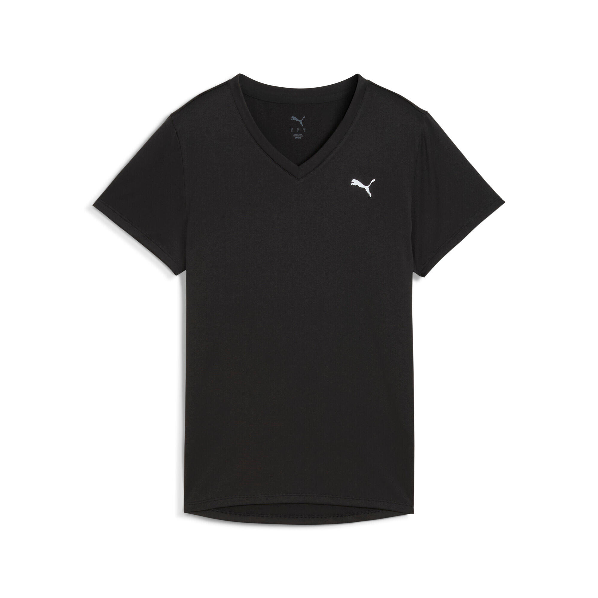 PUMA Maglietta a collo a V donna Puma Tad Essential