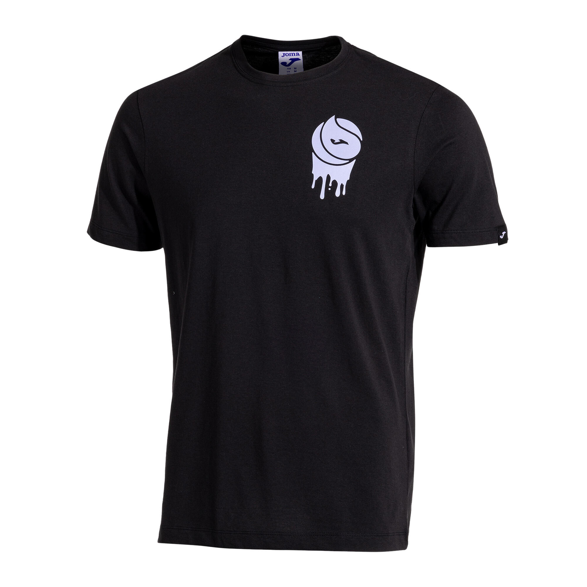Joma - T-shirt De Tennis Homme Joma Challenge - Maillot Manches Courtes - Noir - S - Decathlon