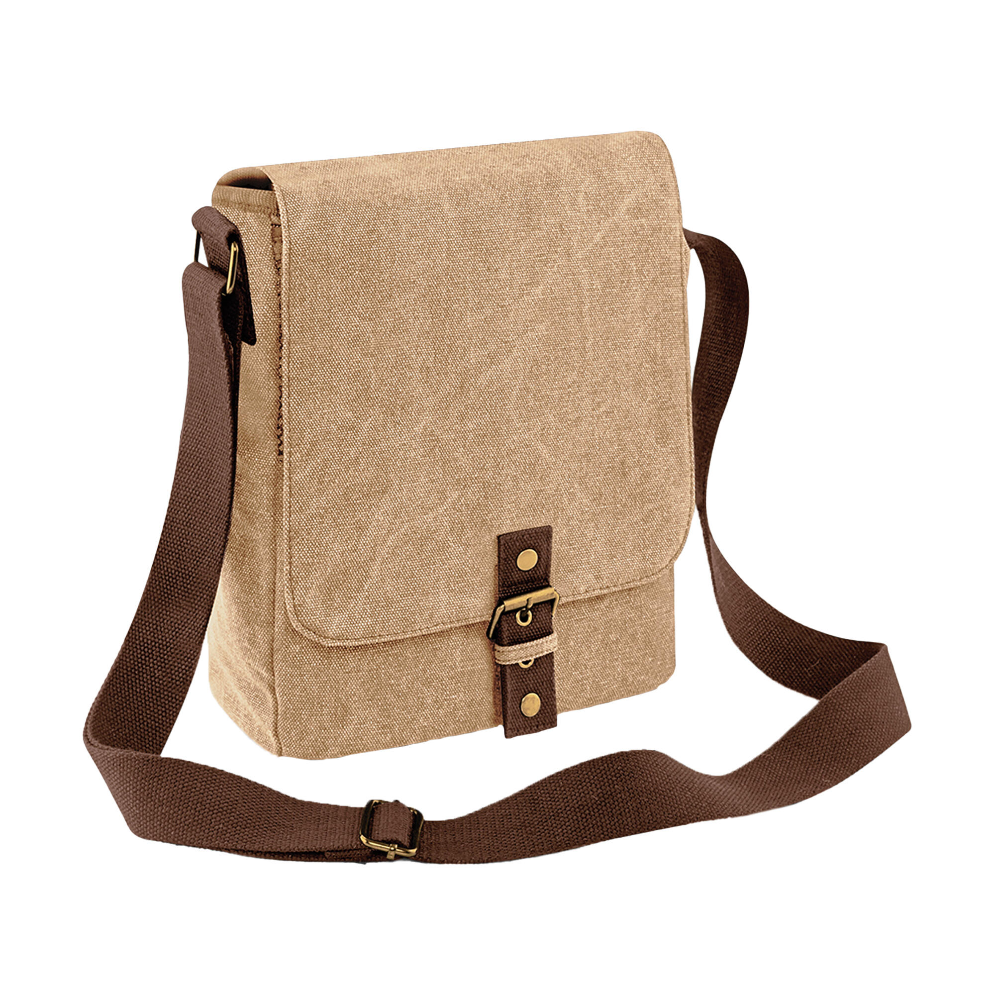 QUADRA Canvas Reporter Bag (Sahara)