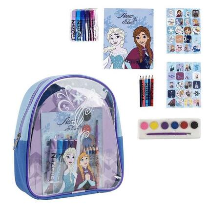 Mochila Infantil para Dibujar Frozen Azul