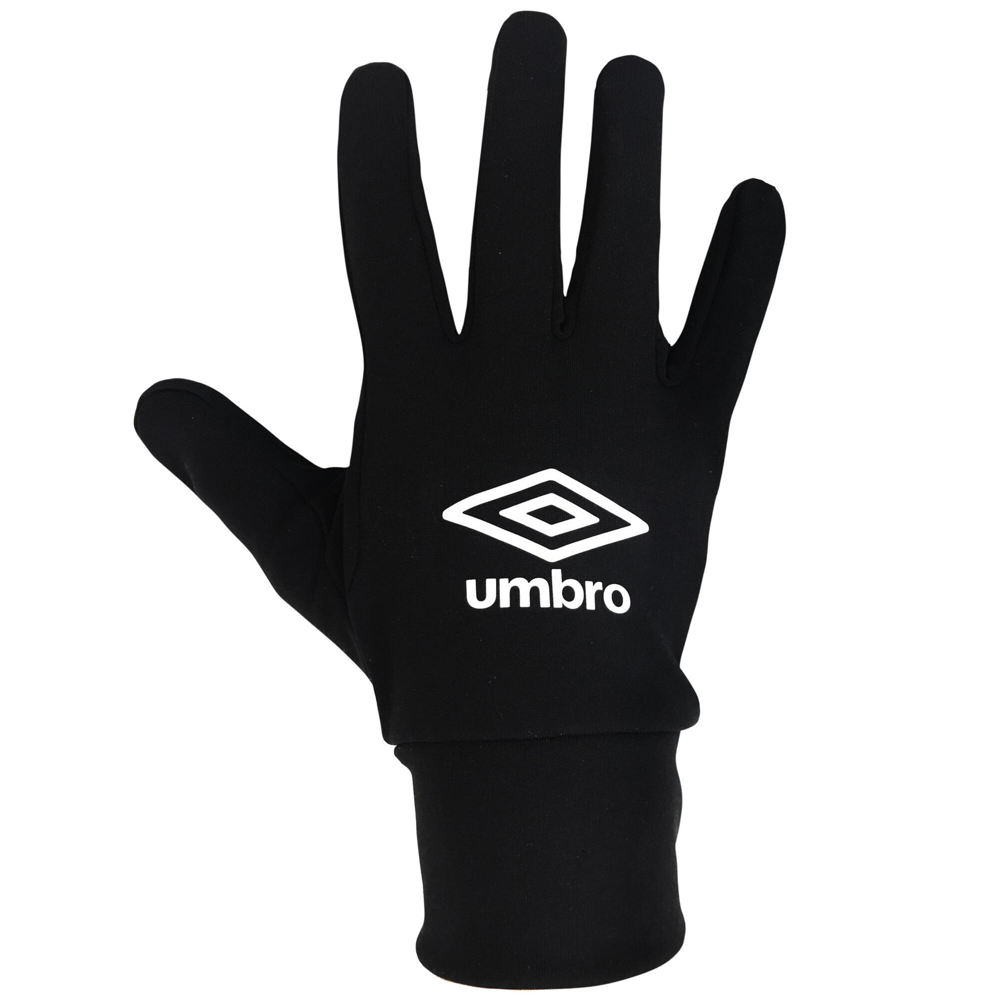 UMBRO Childrens/Kids Technical Logo Player Gloves (Black)