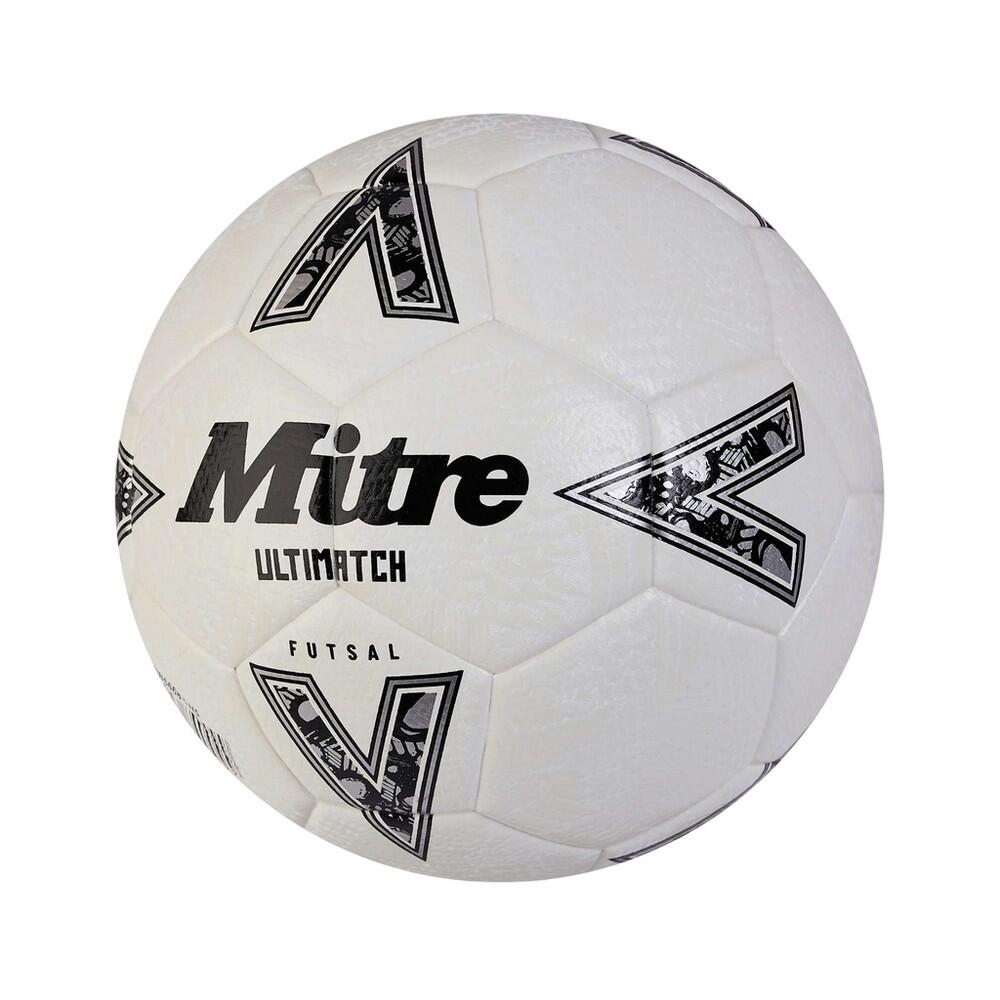 Ultimatch Futsal Football (White/Black/Silver) 2/2