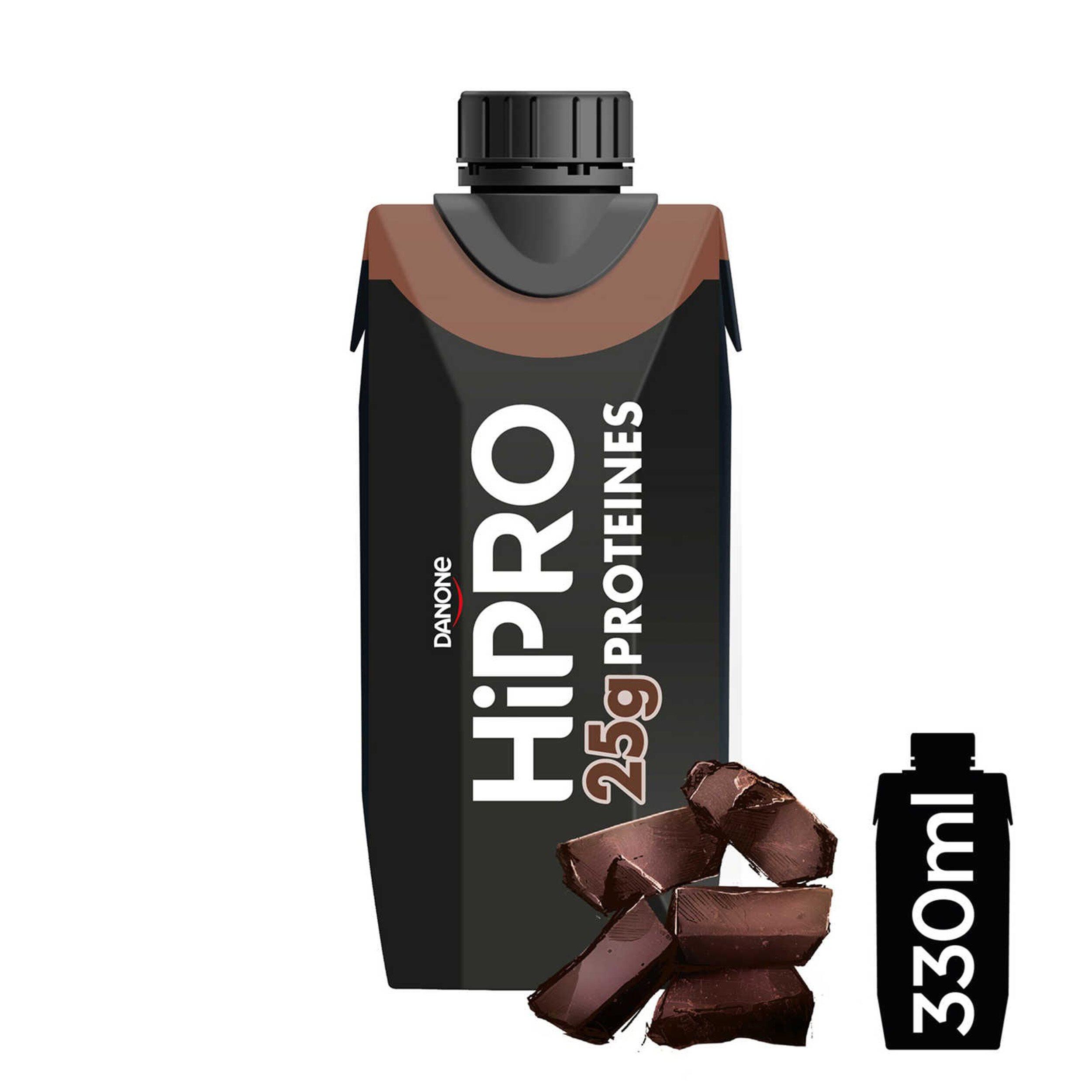 Danone HiPRO Eiwitshake – Chocolade – 25g Proteïne – 8 x 330ml – Lactosevrij 3/7