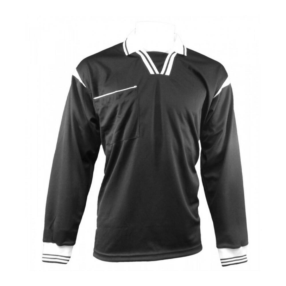 Unisex Adult Referee Jersey (Black/White) 1/2