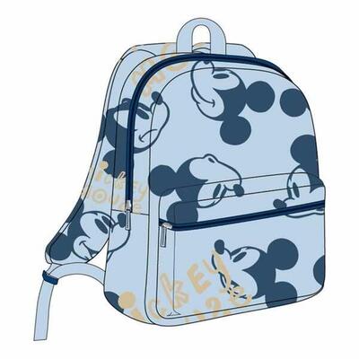 Mochila Escolar Mickey Mouse Azul