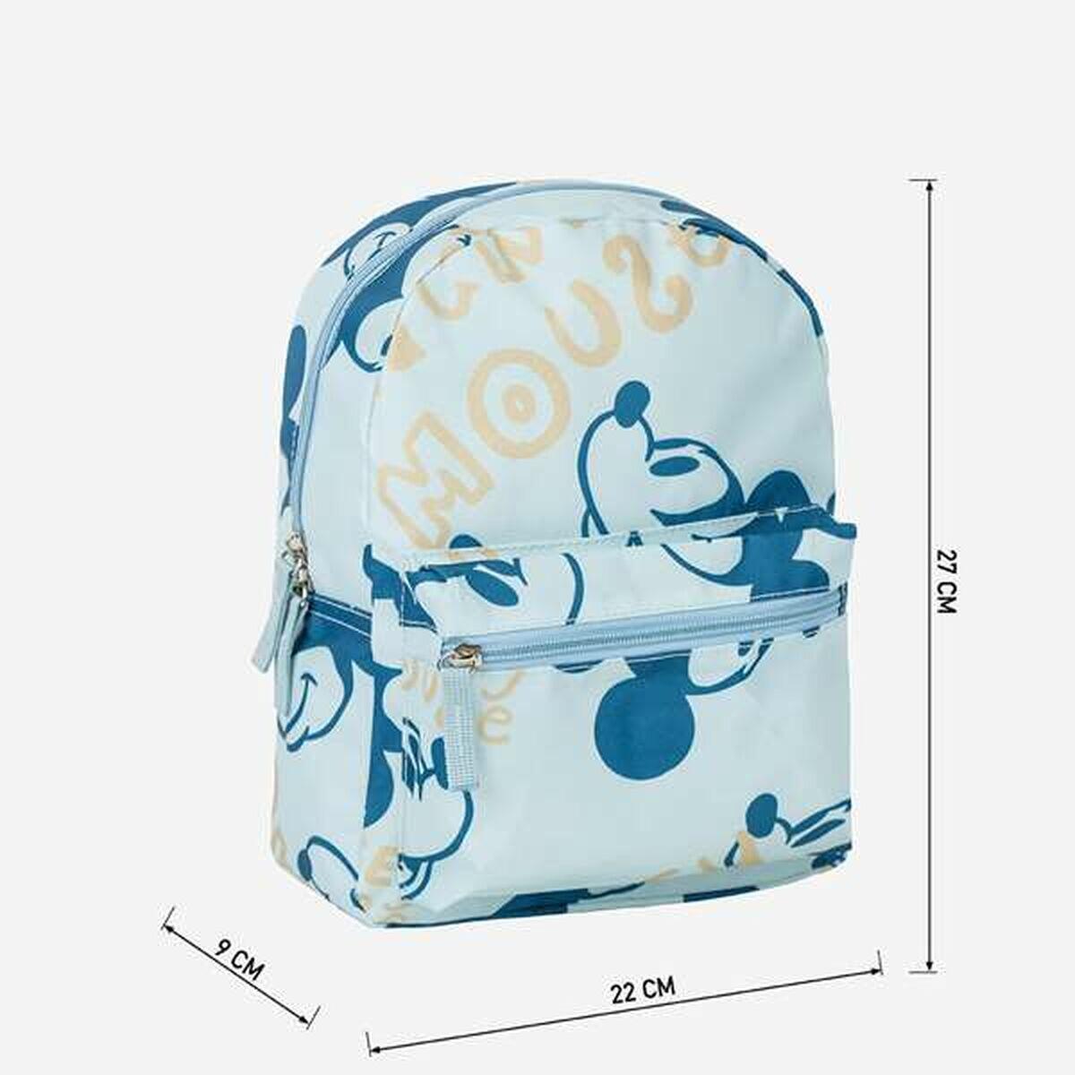 Mochila Escolar Mickey Mouse Azul 4/5