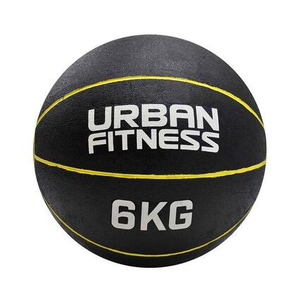 Medizinball Damen und Herren Gelb 6 kg